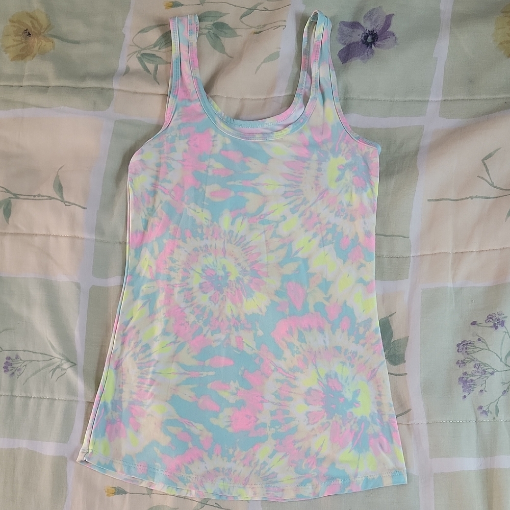 No Boundaries Pink Tie-Dye Top